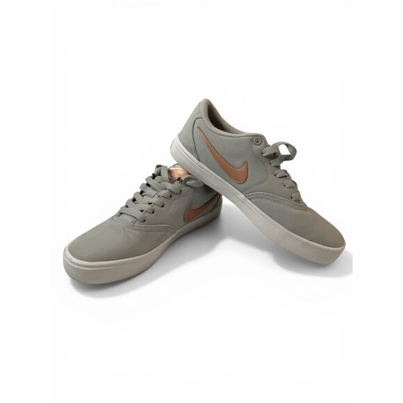 Nike SB Check Solarsoft Gray Sneakers Womens 6 Skate Shoes 921463-006 - Picture 2 of 11